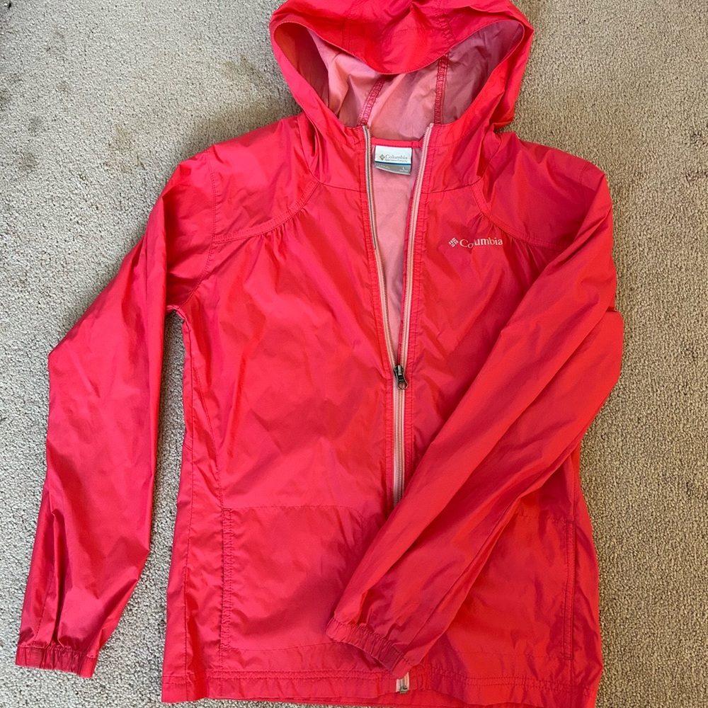 Columbia Kids Raincoat in Hot Pink